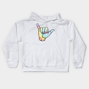 Tie Dye Hang Loose Kids Hoodie